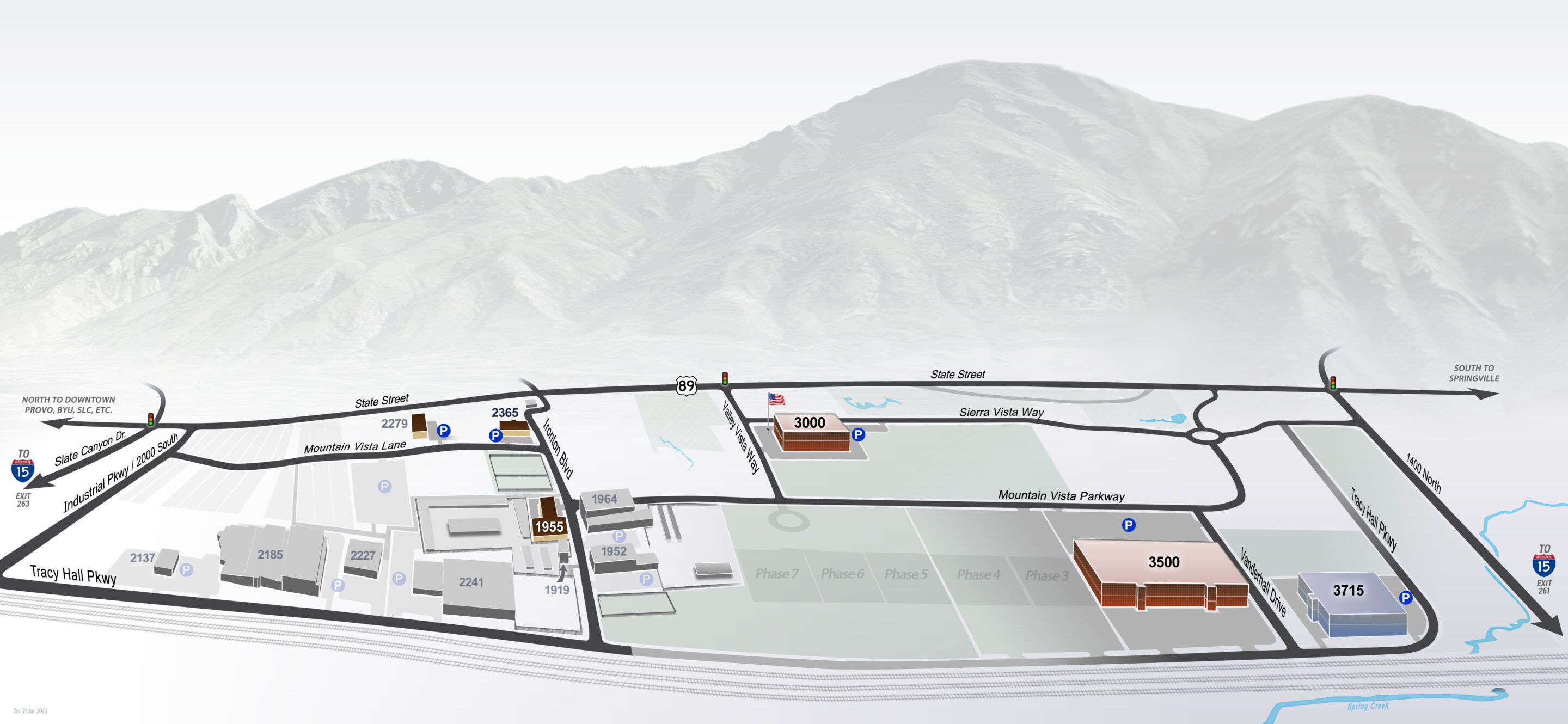 Hall Labs Campus Map 2023